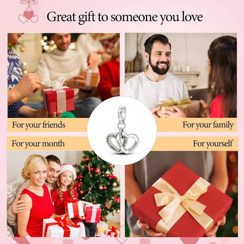 DATOUQI Queen Happy Birthday Hot Air Balloon Family Puppy Charm 925 Sterling Silver Charms for Bracelets and Necklaces Mother's Day Charms for Women - Image 4